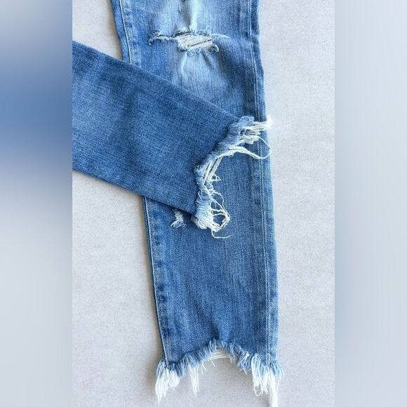 Moussy Vintage Glendele Skinny Jeans in Light Blue Jeans size 26 - Picture 8 of 11